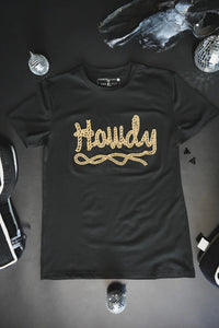 Howdy Honey Black Graphic Tee