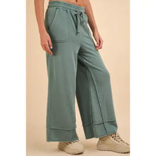 Load image into Gallery viewer, Vintage Wash Sage Lounge Pants
