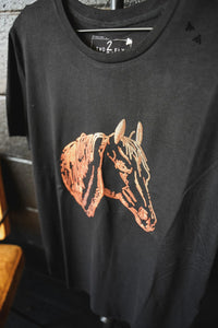 Copper Mane Black Tee