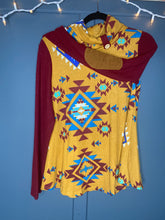 Load image into Gallery viewer, River Road Aztec Mustard Top
