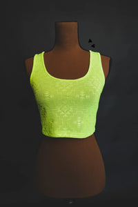 Chillville Neon Crop Tank