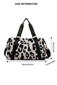 Weekend Warrior Leopard Bag