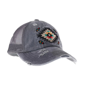 C.C. Brand Aztec Patch Cap