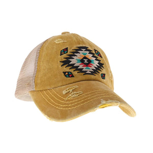 C.C. Brand Aztec Patch Cap