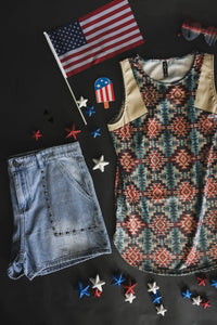 Born Country Aztec Tank