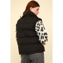 Load image into Gallery viewer, It&#39;s Like That Black Puffer Vest
