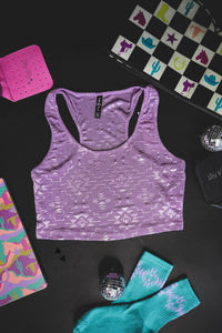 Chillville Lavender Crop Tank