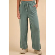 Load image into Gallery viewer, Vintage Wash Sage Lounge Pants
