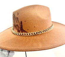 Load image into Gallery viewer, Rocky Mountain Nights Custom Burned Hat
