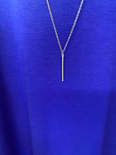 Load image into Gallery viewer, Bar Boho Necklace with Silver Chain
