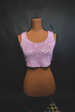 Load image into Gallery viewer, Chillville Lavender Crop Tank
