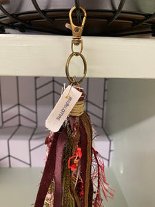 Ragtime Charm Dangle Keychain/Purse Tassel