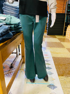 Vervet Bella Deep Green Flare Jeans