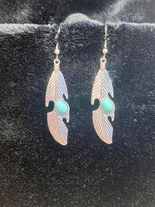 Callie Turquoise Silver Earrings