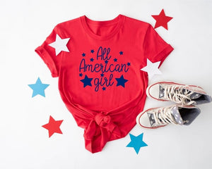 All American Girl Red Tee