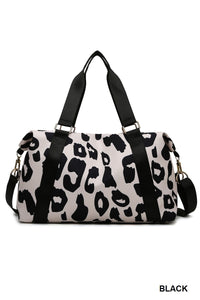 Weekend Warrior Leopard Bag