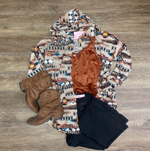 Load image into Gallery viewer, Ranch Road Aztec Shacket
