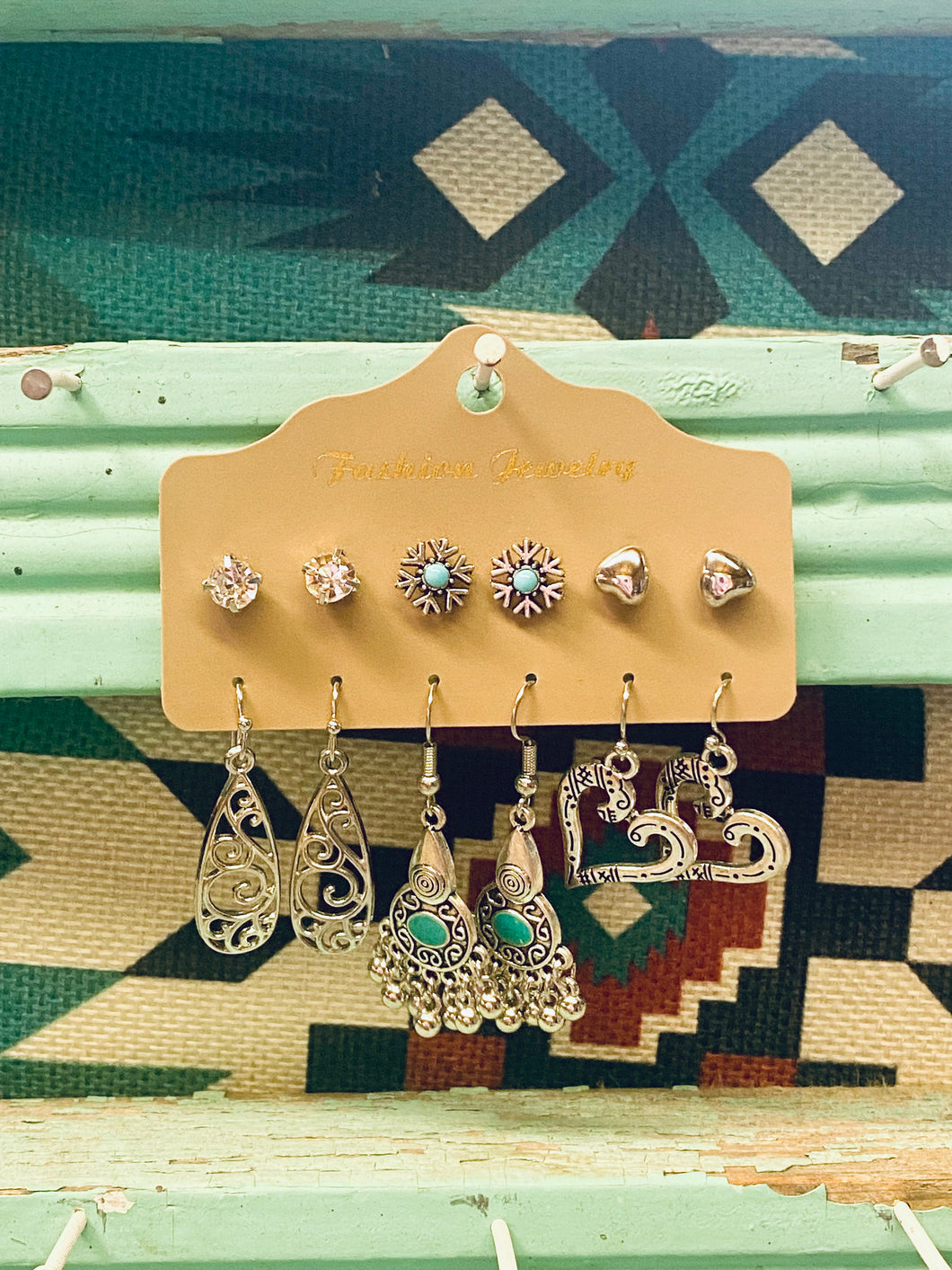 Adalida Turquoise Earring Set