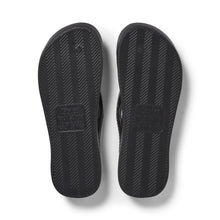 Load image into Gallery viewer, Archie&#39;s Black Flip Flops
