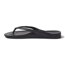 Load image into Gallery viewer, Archie&#39;s Black Flip Flops
