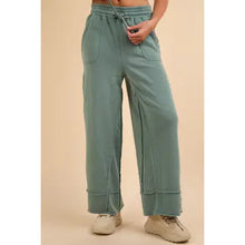 Load image into Gallery viewer, Vintage Wash Sage Lounge Pants
