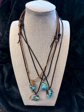 Load image into Gallery viewer, Gemma Stone &amp; Leather Necklace
