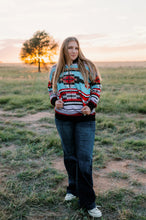 Load image into Gallery viewer, Rural Roads Aztec Sweater
