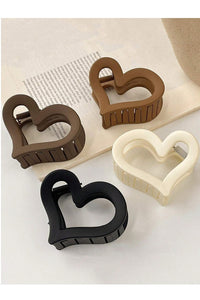 Heart Claw Clips