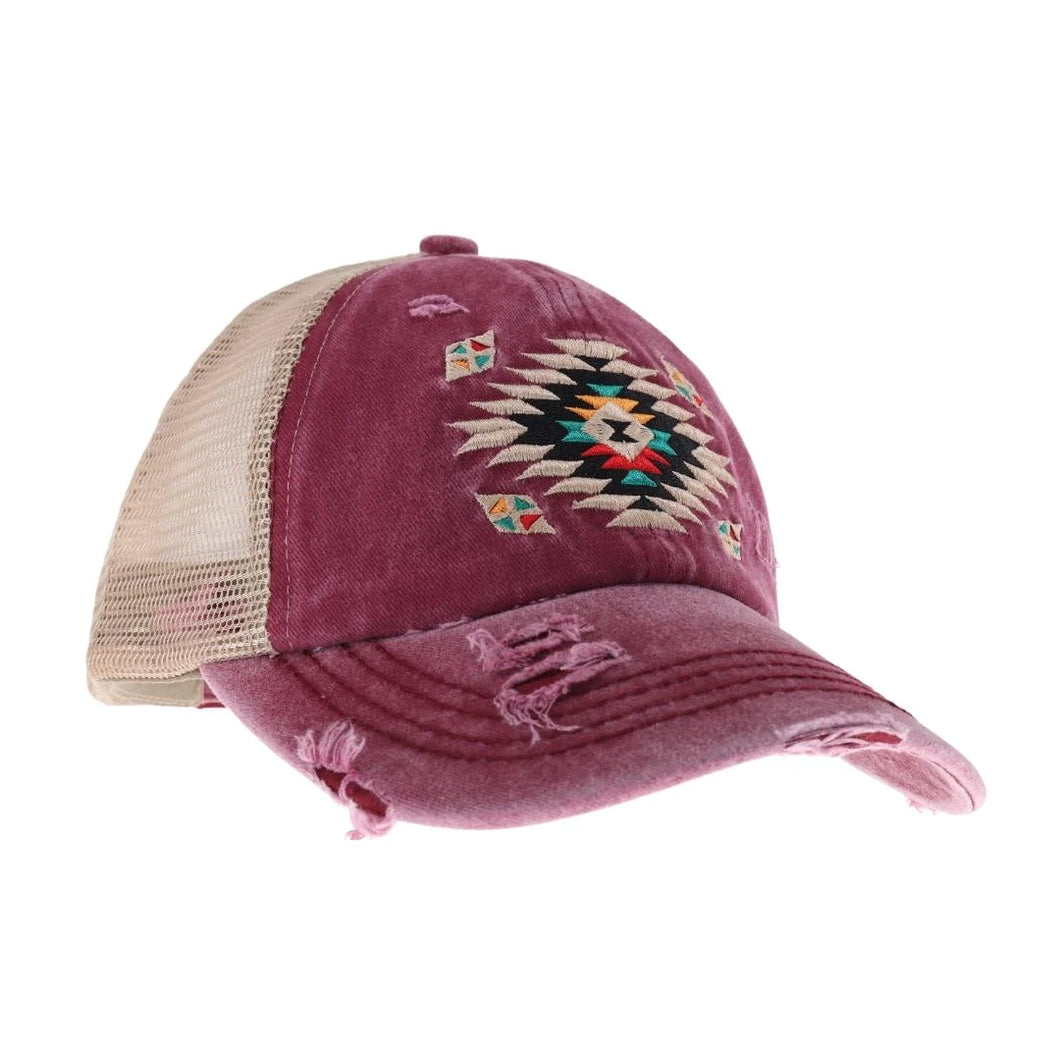 C.C. Brand Aztec Patch Cap