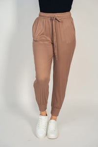 Buttery Soft Lightweight Mocha Joggers