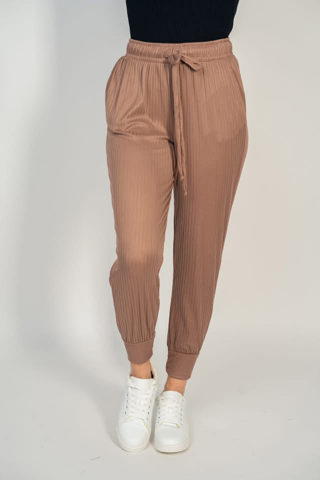 Buttery Soft Lightweight Mocha Joggers