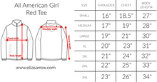 Load image into Gallery viewer, All American Girl Red Tee
