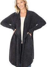 Load image into Gallery viewer, Lonesome Dove Charcoal Cardigan
