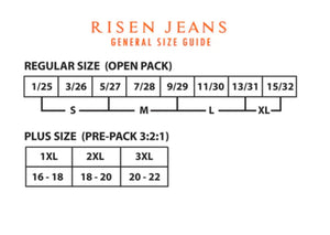 Risen Brand Black Flare Jeans