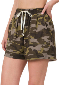 Camp Fire Camo Shorts