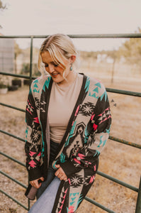 Amazed By You Aztec Cardigan