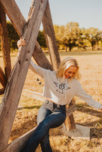 Load image into Gallery viewer, Thunderbird Cropped Grey Hoodie
