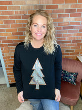 Load image into Gallery viewer, Deck The Halls Black Sweatshirt
