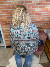 Load image into Gallery viewer, Yellowstone Black Aztec Jacket
