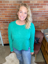 Load image into Gallery viewer, Small Town Turquoise Sweater
