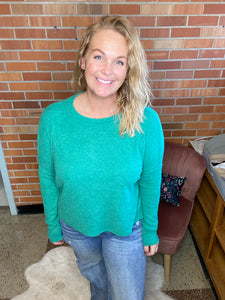 Small Town Turquoise Sweater