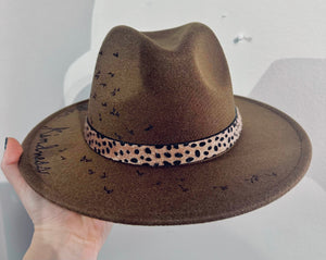 Scatter Kindness Custom Burned Hat