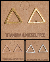 Load image into Gallery viewer, Minimalist Triangle Earrings
