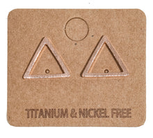 Load image into Gallery viewer, Minimalist Triangle Earrings
