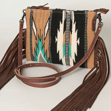 Load image into Gallery viewer, Dylan Aztec Purse with Fringe
