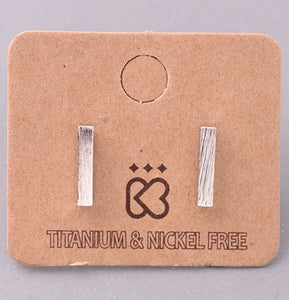 Minimalist Bar Earrings