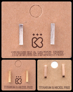 Minimalist Bar Earrings