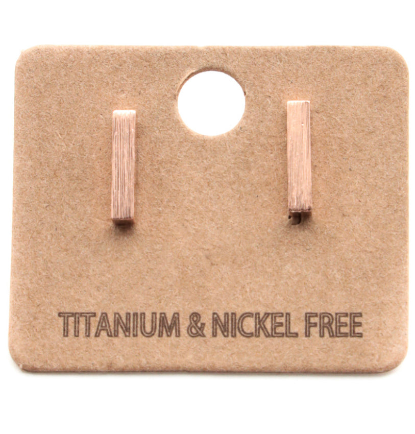 Minimalist Bar Earrings