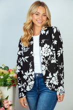 Load image into Gallery viewer, My Wish Black Floral Blazer
