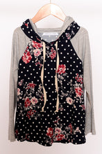 Load image into Gallery viewer, Mommy &amp; Me Navy Floral Hoodie - Ella’s Arrow
